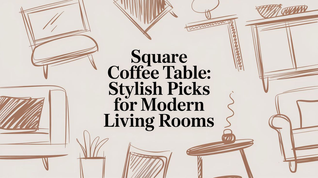 Square Coffee Table: Stylish Picks for Modern Living Rooms - The Gift Shop