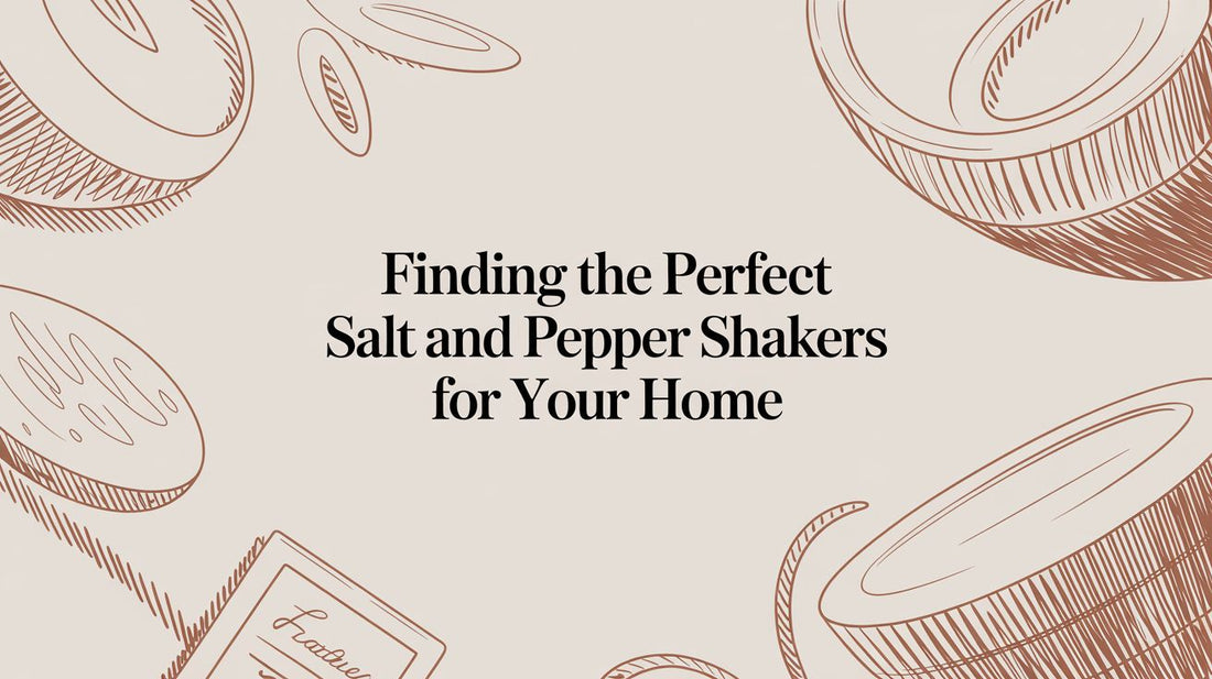 The Best Salt and Pepper Shakers in Dubai for the Modern Home - The Gift Shop