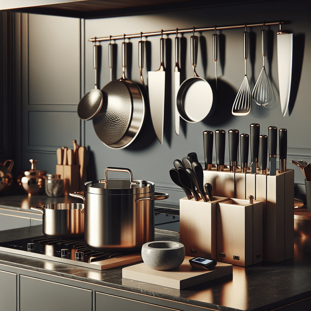 The Culinary Tools for Making Gourmet Meals at Home.