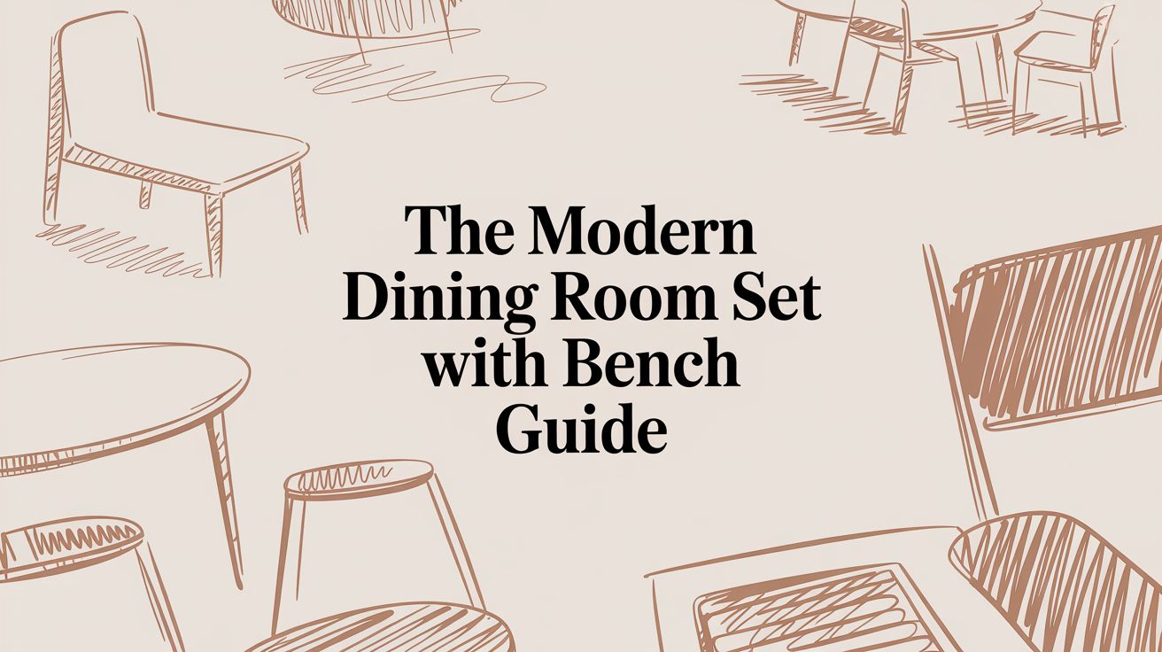 The Modern Guide to a Dining Room Set With Bench - The Gift Shop