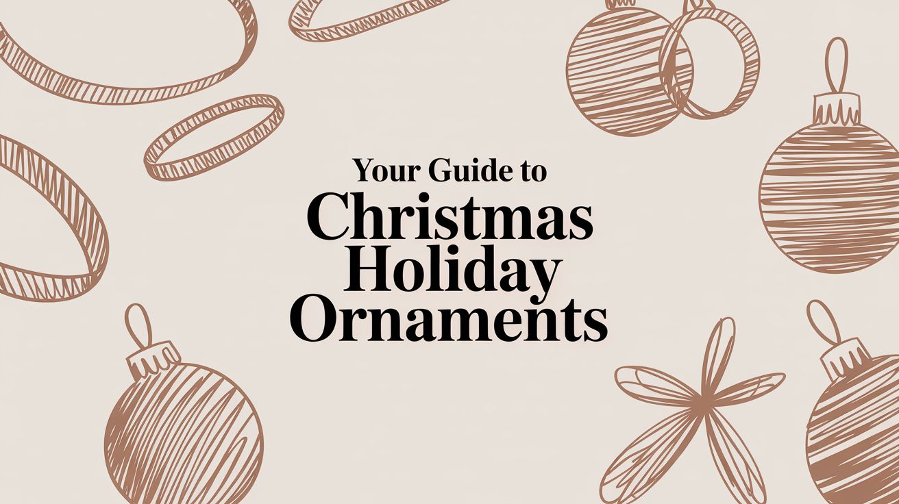 Your Guide to Christmas Holiday Ornaments - The Gift Shop