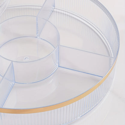 Clear Amber Candy Server with Lid – A Stylish Snack Haven! 🍬✨ - The Gift Shop