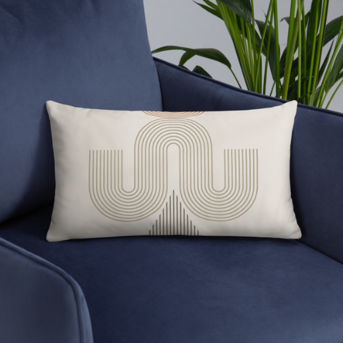 Modern Geometric Art Pillow Cover - The Gift Shop