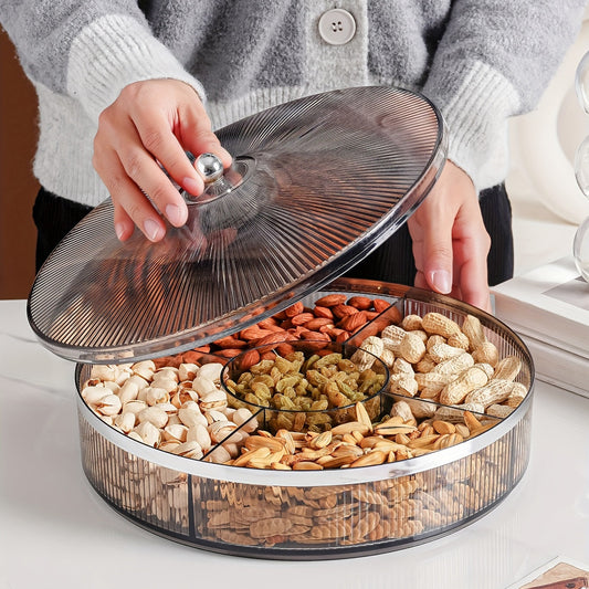 Clear Amber Candy Server with Lid – A Stylish Snack Haven! 🍬✨ - The Gift Shop