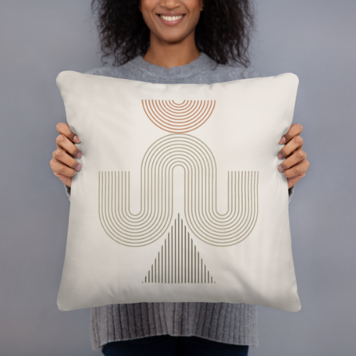 Modern Geometric Art Pillow Cover - The Gift Shop