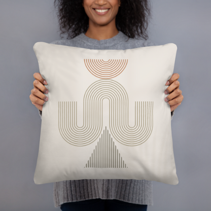 Modern Geometric Art Pillow Cover - The Gift Shop