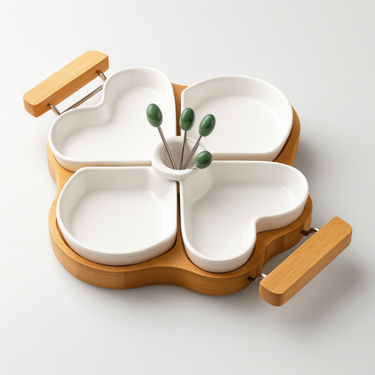 Handled Grid Serving Tray