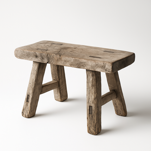 Handcrafted Reclaimed Wood Stool