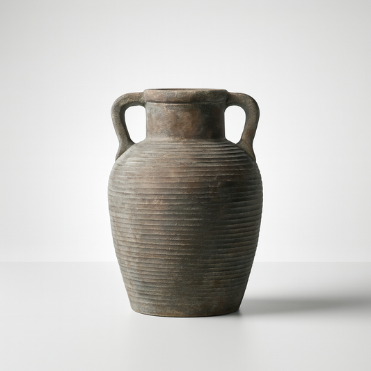 Large Brown Amphora Vase (50 cm)