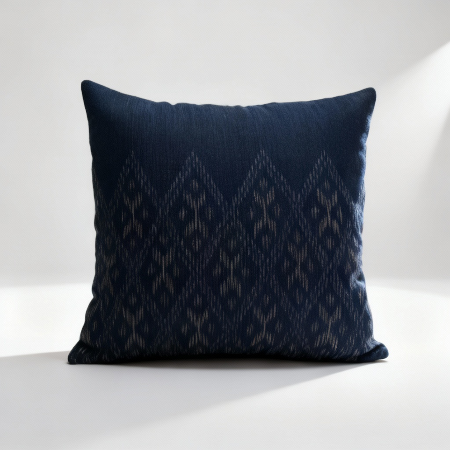 Indigo Diamond Pillow Cover