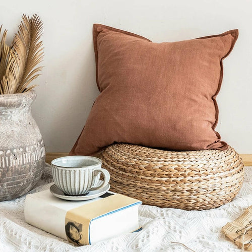 Linen Throw pillow cover - The Gift Shop