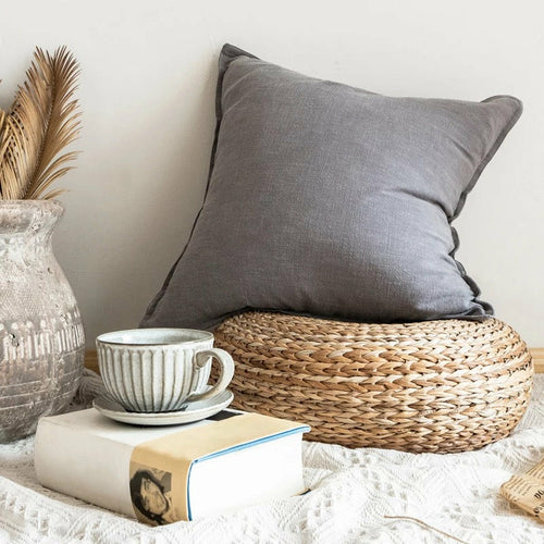Linen Throw pillow cover - The Gift Shop