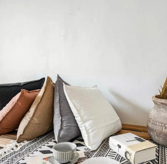 Linen Throw pillow cover - The Gift Shop