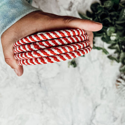 Candy Cane Coaster Set – 4 Pieces
