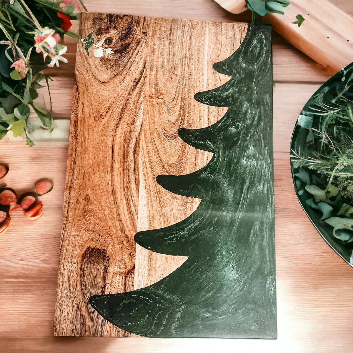 Handmade Christmas Serving Board – Tree Chic Design