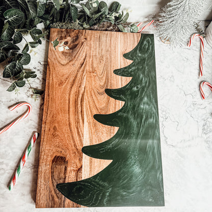 Handmade Christmas Serving Board – Tree Chic Design