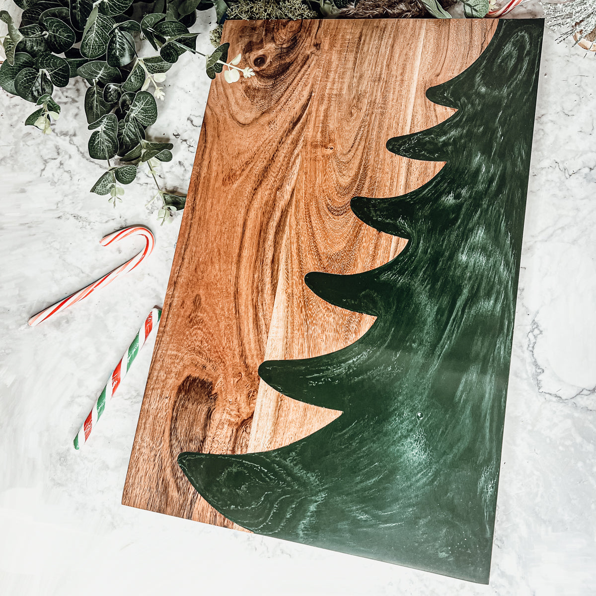 Handmade Christmas Serving Board – Tree Chic Design