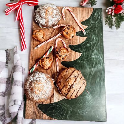 Handmade Christmas Serving Board – Tree Chic Design