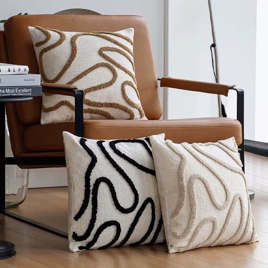 Modern Eclectic Throw Pillow Cover, 18x18 inch - The Gift Shop