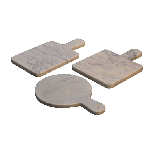 White Marble Chopping Board – Set of 3