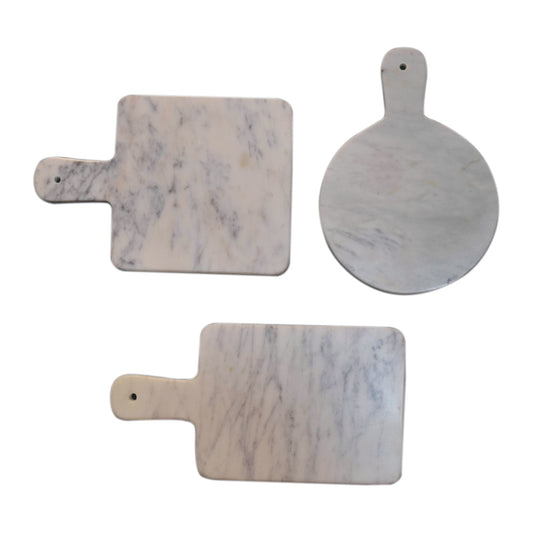 White Marble Chopping Board – Set of 3