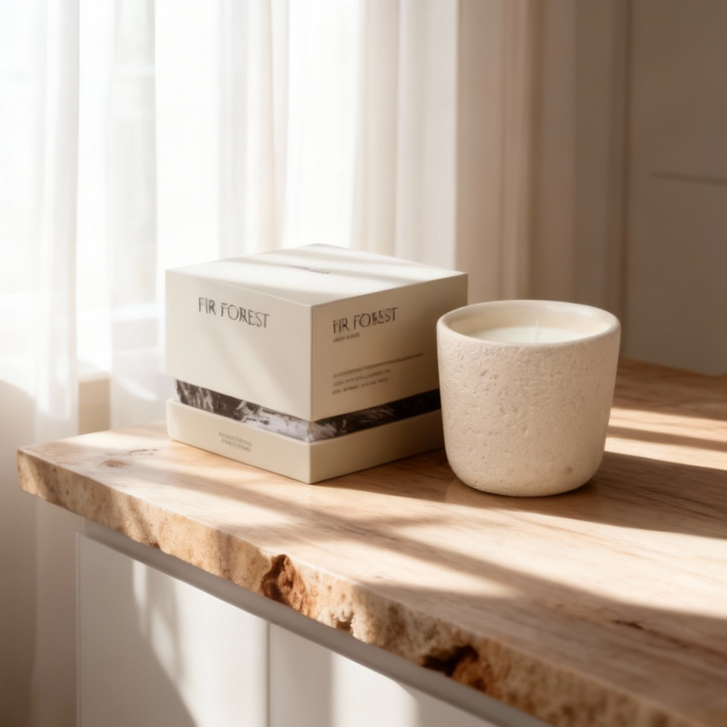 Wood Wick Soy Wax Candle - Breath of Nature, Fir