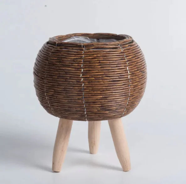 Handmade Woven Flower Pot