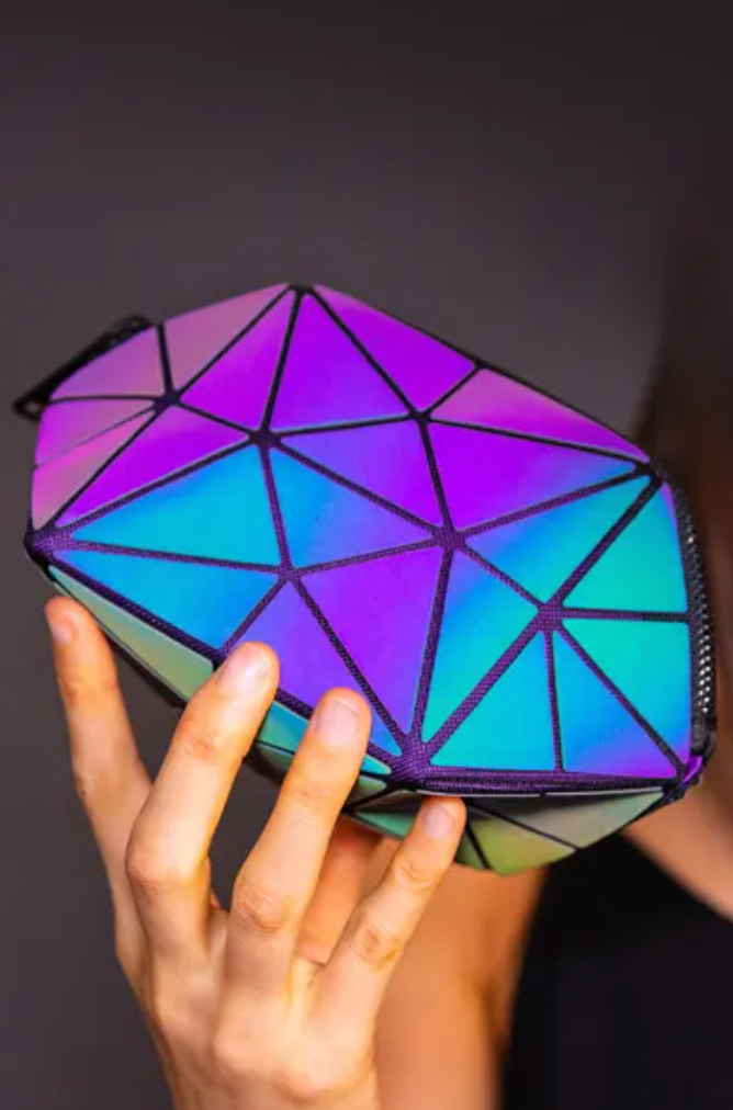 Lumination Holographic Makeup Bag – Shine Bright, Pack Light - The Gift Shop