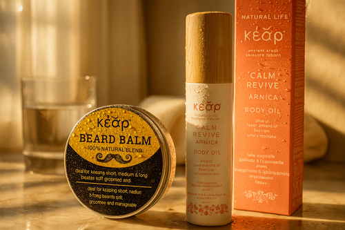 Kear Beard & Body Care Set - Soothing Greek Grooming Rituals