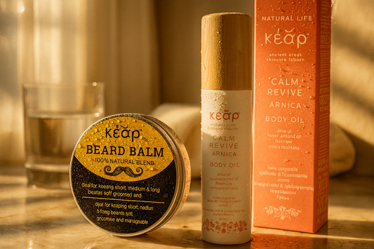 Kear Beard & Body Care Set - Soothing Greek Grooming Rituals