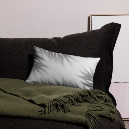 Abstract Art Premium Pillow Cover – Linen Feel by HadiArt - 20*12 / Grey - Textiles & Pillows