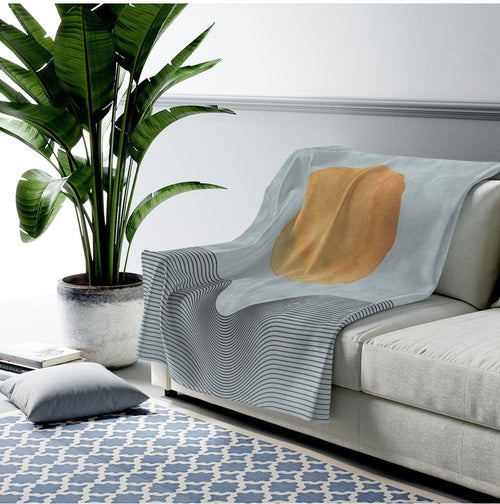 Abstract Sun Velveteen Throw Blanket – Thoughtful Gift from The Gift Shop UAE
