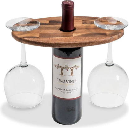 Acacia Wine Glass Caddy