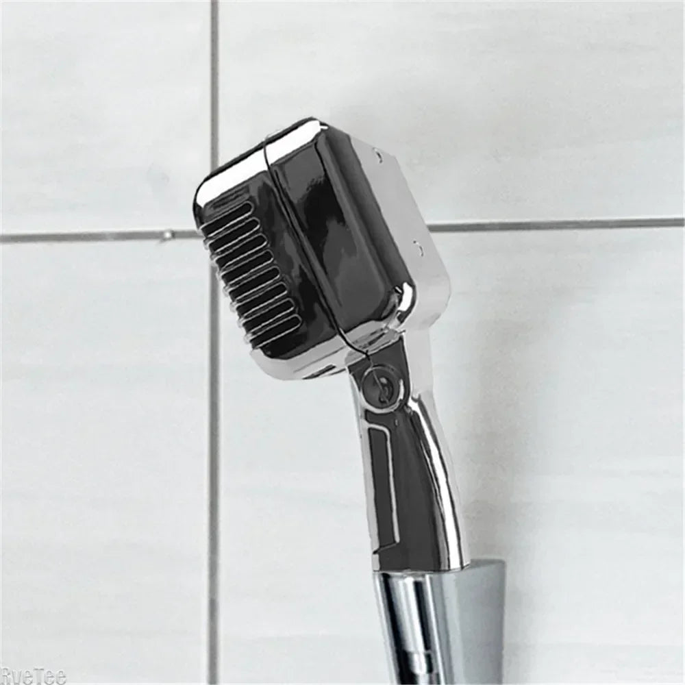 Microphone Shower Head | Fun Bathroom Accessory for Singing Enthusiasts - The Gift Shop