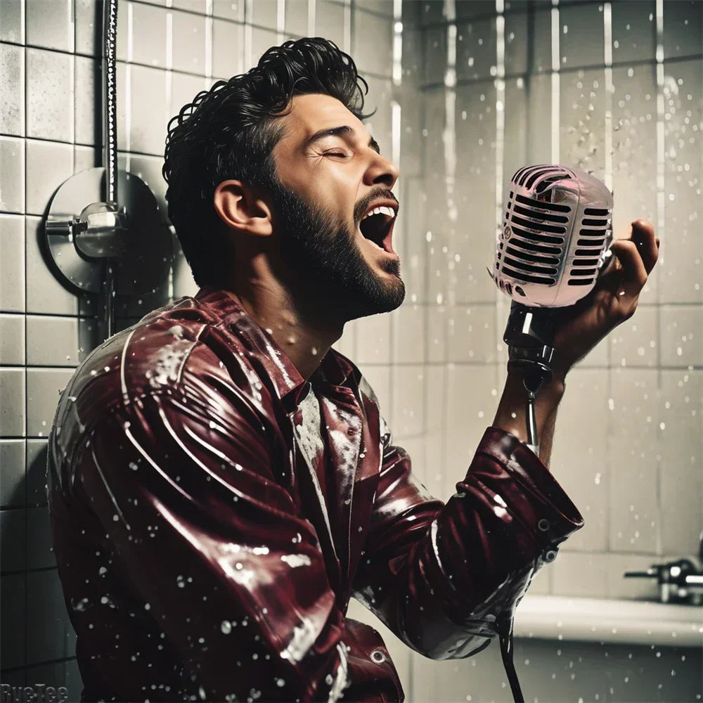Microphone Shower Head | Fun Bathroom Accessory for Singing Enthusiasts - The Gift Shop