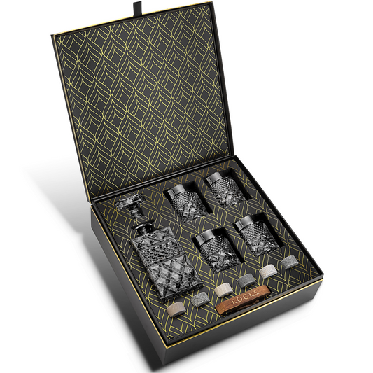 Exquisite Whiskey Decanter & Glass Set - The Gift Shop