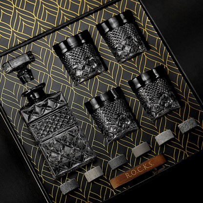 Exquisite Whiskey Decanter & Glass Set - The Gift Shop