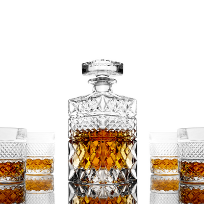 Exquisite Whiskey Decanter & Glass Set - The Gift Shop