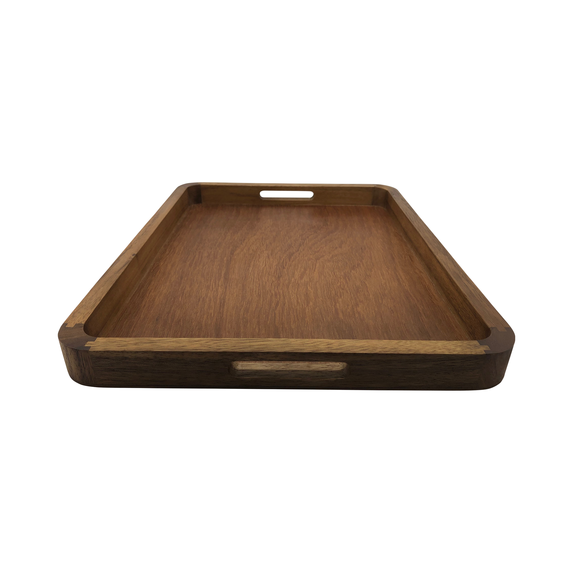 Rectangular Serving Tray - Handcrafted Acacia Wood, Elegant and Functional Design - The Gift Shop