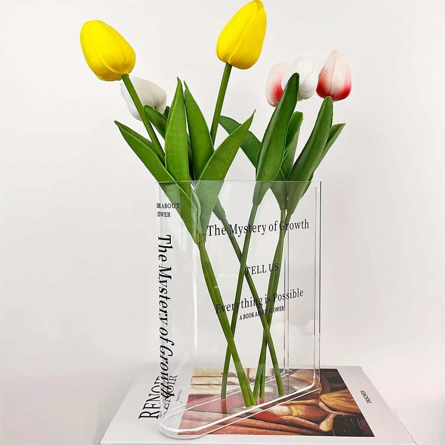 Book Shaped Acrylic Vase – Thoughtful Gift from The Gift Shop UAE