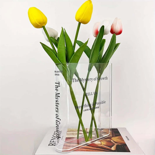 Book Shaped Acrylic Vase – Thoughtful Gift from The Gift Shop UAE