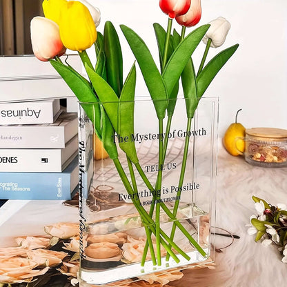 Book Shaped Acrylic Vase – Thoughtful Gift from The Gift Shop UAE