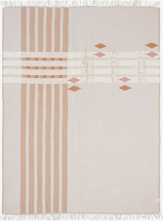 Breathable Cotton Throw: Oeko-Tex Certified.