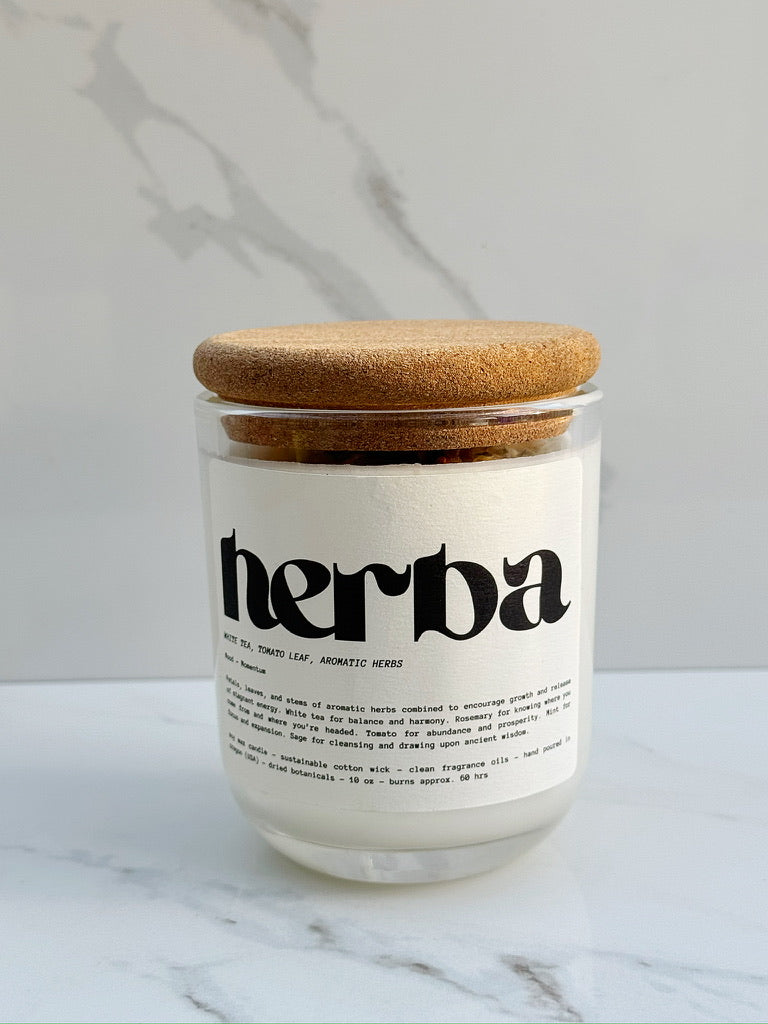 Mood Boosting Botanical Candle - The Gift Shop