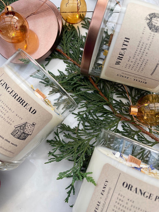 Scented Candle - Ginger, Molasses & Allspice - The Gift Shop