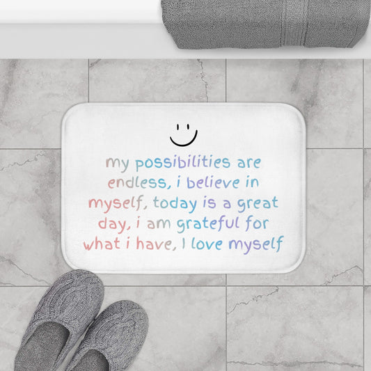 Positive Affirmation Bath Mat - The Gift Shop