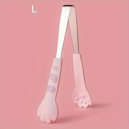 Cat Paw Stainless Steel Food Tongs - The Gift Shop