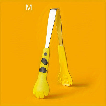 Cat Paw Stainless Steel Food Tongs - The Gift Shop