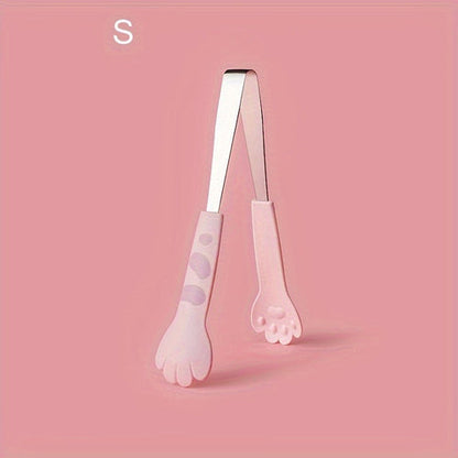 Cat Paw Stainless Steel Food Tongs - The Gift Shop