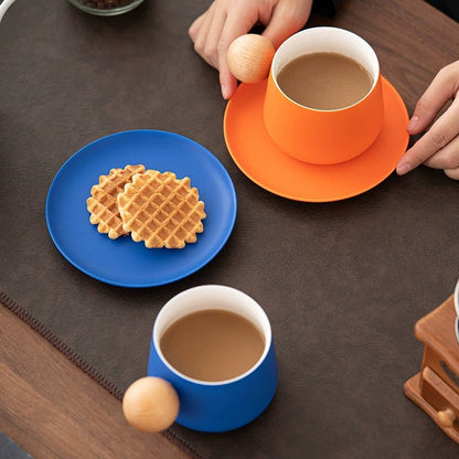 Ceramic Mug & Saucer Set